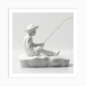 Fishing Boy Art Print