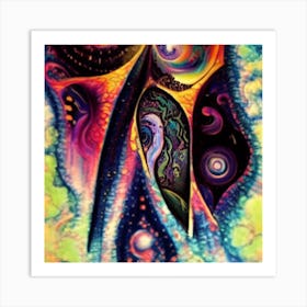 Psychedelic Painting 1 Art Print