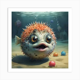 Pufferfish 2 Art Print