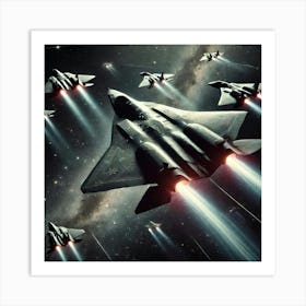 Infiltration Squadron Raven Class Art Print