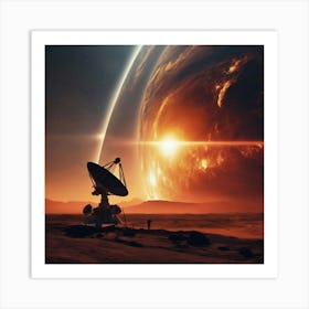 Red Planet 2 Art Print