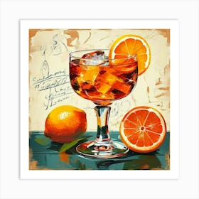 Tequila Cocktail 8 Art Print