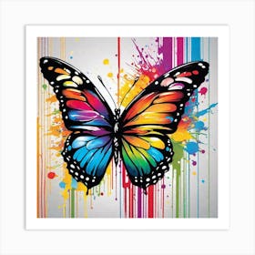 Butterfly Painting 48 Art Print