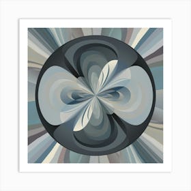 Whirling Geometry - #24 Art Print