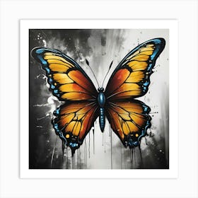 Butterfly Painting 132 Art Print