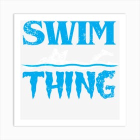 Limited Edition Mens Swim Thing Swimming Essential Art Print