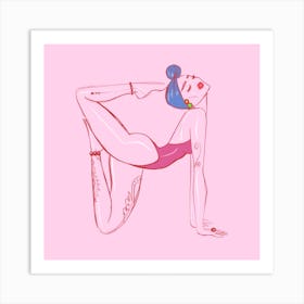 Yoga Girl Art Print