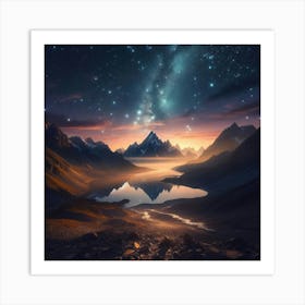 Starry Night 3 Art Print