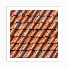 Tiled Roof 12 Art Print