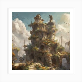 Fantasy Castle 16 Art Print