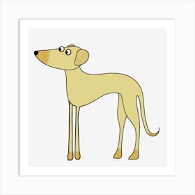 Greyhound Dog Art Print