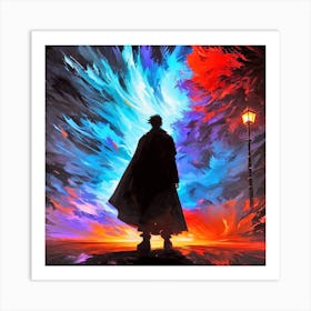 Man In A Cloak Art Print