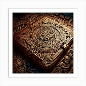 Aztec Calendar 2 Art Print