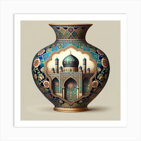 Islamic Vase Art Print