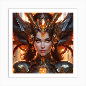 Demon Warrior it Art Print