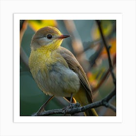 Yellow-Rumped Warbler Art Print