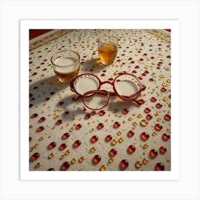 Glass and glasses Art Print