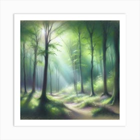 Forest Path 13 Art Print