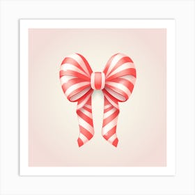 Christmas Bow Art Print