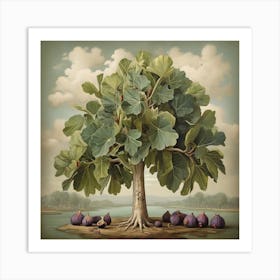 Fig Tree Art Print