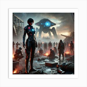 A Sci Fi Themed Scene Depicting Episode 1 Aftermath Art Print