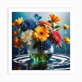 Flowers In A Vase 53 Art Print