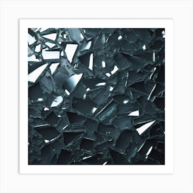 Shattered Glass 14 Art Print