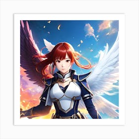 Angel Of The Sky Art Print