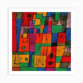 Abstract Shapes Art Print