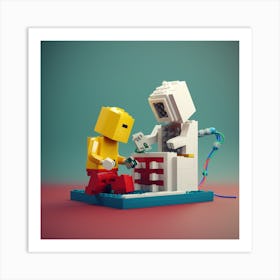 Lego Doctor Art Print