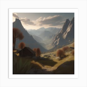 Mountain Landscape 15 Art Print