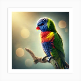 Colorful Lorikeet 1 Art Print