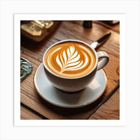 Coffee Latte Art Print