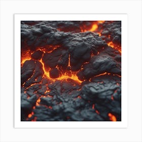 Lava Flow 46 Art Print