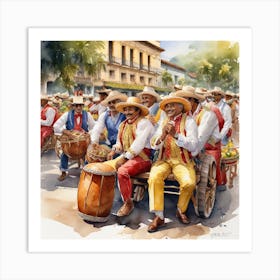 Cuba - Venezuela Art Print