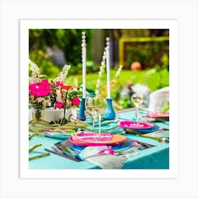 Table Setting 6 Art Print