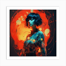 Portrait Of A Woman Art Print