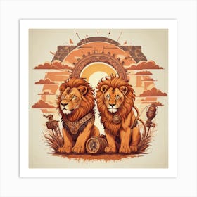 Lion King Art Print