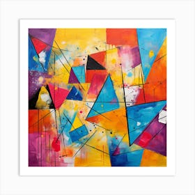 Juangisme Mindless Journey Abstract Art #2 Art Print