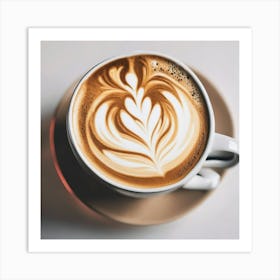 Latte Art Art Print