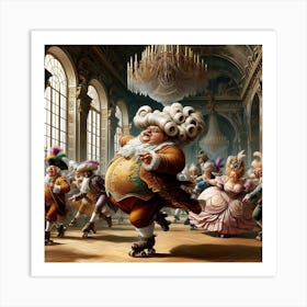 Ball In Paris Art Print