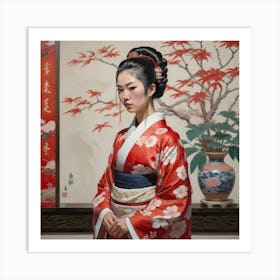 Asian Woman Art Print