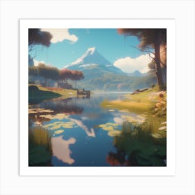 Valley Of The Shadows 1 Art Print