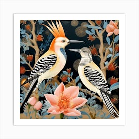 Bird In Nature Hoopoe 2 Art Print