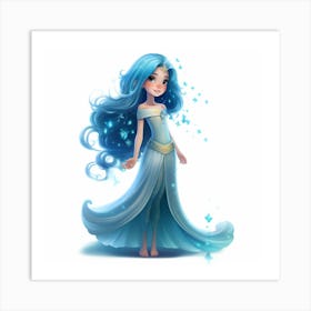 Blue Fairy Art Print