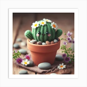 Amigurumi, Cactus 1 Art Print