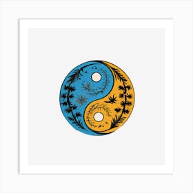 Yin Yang 3 Art Print