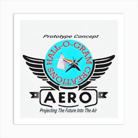 Hall-O-Gram Creations Aero Logo ~Reimagined 1 Art Print