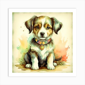 Dachshund Puppy Art Print