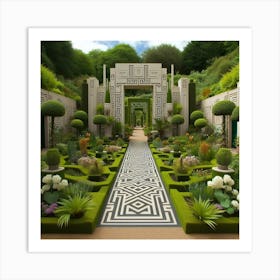 Garden Path 5 Art Print